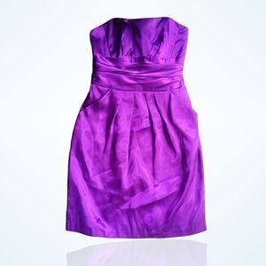 David's Bridal | Formal Strapless Short Dress